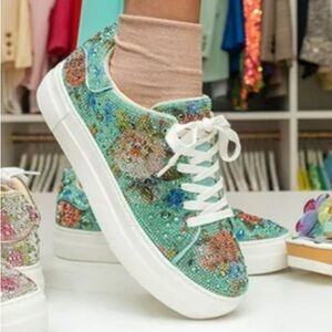 New Betsy Johnson Sidny Rhinestone Shoes